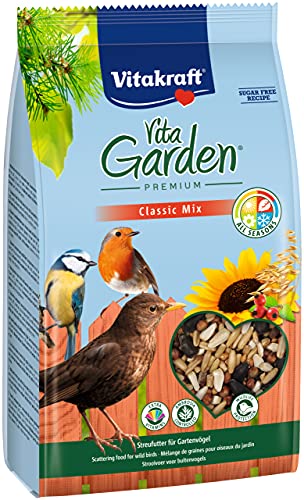 Vitakraft VitaGarden Classic - Mangime per Uccelli Selvatici, 1 x 1 kg