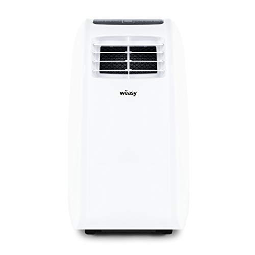 Wëasy, refrigeratore d aria BLIZZ900, condizionatore portatile, ventilatore, deumidificatore mobile, silenzioso, potente, 2 velocità, casa, ufficio, camera, classe energetica A, 750 W, 2 V, Bianco
