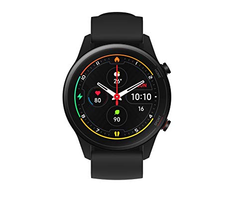 Xiaomi Mi Watch, Orologio Smart, Display AMOLED HD 1.39  , Fino a 16 giorni di autonomia, GPS integrato, 117 modalità fitness, NERO, Versione italiana