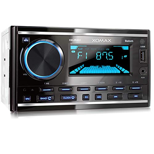 XOMAX XM-2R422 Autoradio con Bluetooth I RDS I AM, FM I USB, AUX I ...