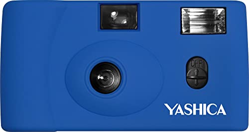 Yashica MF-1 Snapshot Art - Set di fotocamere con pellicola da 35 mm, blu