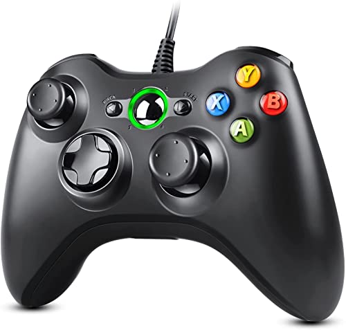 Zexrow Xbox 360 Game Controller, USB Wired Controller Gamepad di design ergonomico migliorato per Xbox 360 PC Windows 7  8   10