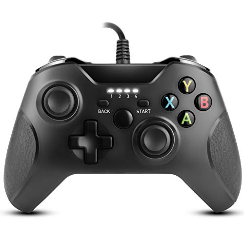 Zexrow Xbox One Game Controller, Controller cablato per Xbox One, Dual Vibrazione USB Wired Game Controller Gamepad compatibile con Microsoft Xbox One X S Elite