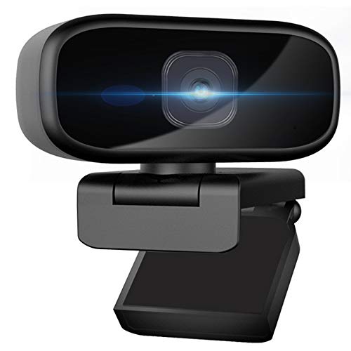 ZHUDAN Webcam 1080P con microfono, plug & play per videocamera USB per PC, laptop, computer, streamcam con correzione automatica della luce ， Webcam per streaming live