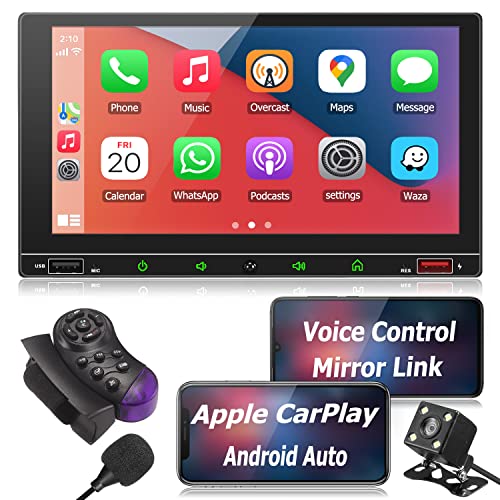 ZKJAYOE Autoradio 2 DIN Compatibile con Apple CarPlay, Android Auto...