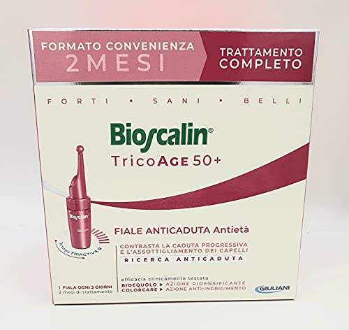2 x Bioscalin Tricoage 50+ 10 fiale Anticaduta Antietà