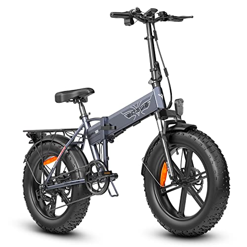2022 EP-2 PRO Bicicletta Elettrica Pieghevole da 250W-750 W 48V 13Ah Batteria Rimovibile per Adulti Bici Elettriche da neve da Spiaggia, Velocità Massima di Viaggio 25 km h