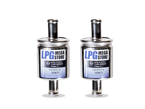 2x LPG-Megastore GPL Filtro 14mm Filtro per Autogas, universalmente...