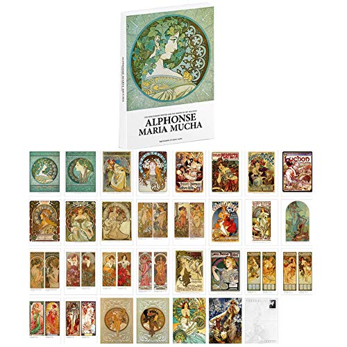30 PCS 1 Set Cartoline di opere di pittori famosi Cartoline di lett...