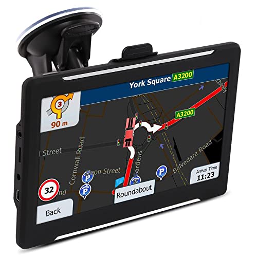 7 Pollici Touch Screen HD Navigatore GPS per Auto, Baceyong Navigatore Trasmissione, con Mappa a Vita del Regno EU e UK, FM 8G DDR256M HGV