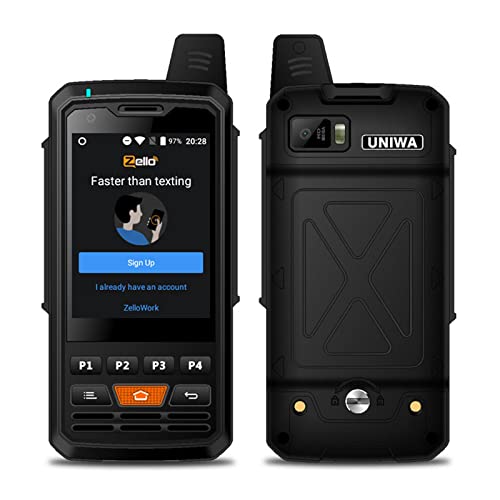 73HA73 Telefono Android Intelligente Sbloccato di Rete Pubblica 4G con Pulsante SOS Funzione Walkie-Talkie Batteria Grande a Voce Alta Telefono Zello 1 + 8 GB di Memoria