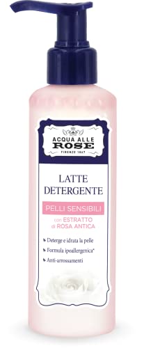 Acqua alle Rose Latte Detergente Micellare Sensitive, Struccante De...
