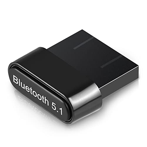 Adattatore Bluetooth USB 5.1, Mini Chiavetta Bluetooth per PC Laptop Dongle Bluetooth Compatibile con Windows 11 10 8 7