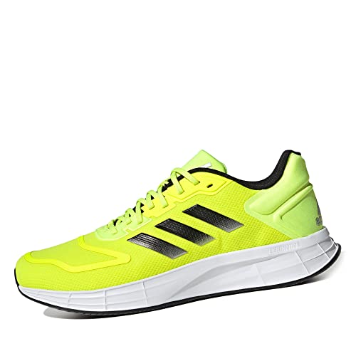 Adidas Duramo 10, Scarpe da running Unisex - Adulto, Solar Yellow Core Black Matte Silver, 42 EU