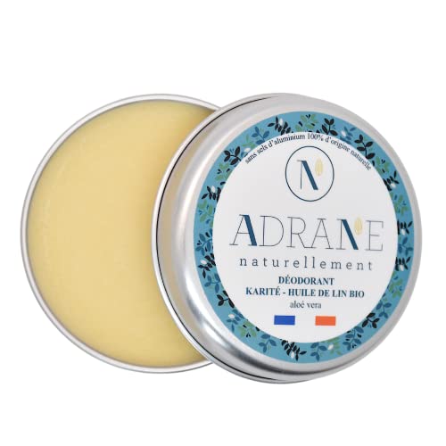 Adrane – Deodorante – Deodorante naturale – Al Burro di Karité Bio – Prodotto in Francia (Aloe Vera)