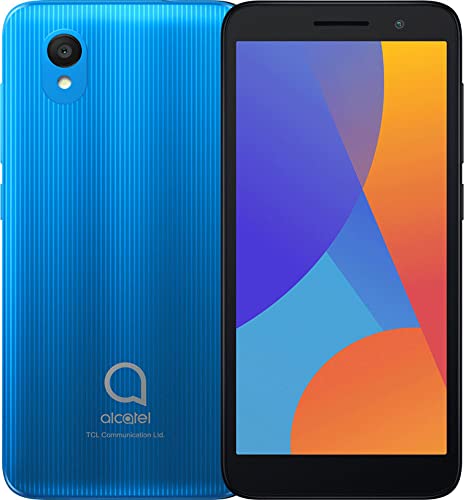 Alcatel 1 2021 – Smartphone 4G Dual Sim, Display 5 , 16 GB per foto e app, 1GB RAM, compatto ed essenziale, Ultima versione Android 11 Go Edition, Camera, AI Aqua [Italia]