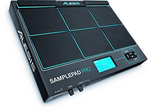 Alesis SamplePad Pro - Pad Strumentale a 8 Battenti in Gomma e Trigger di Campioni, Illuminazione Attiva, e Oltre 200 Suoni Interni