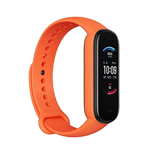 Amazfit Band 5 Smartwatch Tracker Fitness Orologio con Alexa Integrato Impermeabile 5 ATM di 15 Giorni Contapassi, Monitoraggio Frequenza Cardiaca del Sonno e della Salute per Sport Uomo Donna