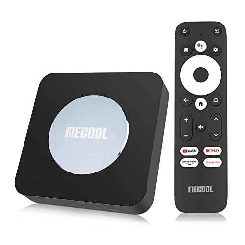 Android TV Box 11 KM2 Plus TV Box Android 2G+16G con Netflix certificato S905X4-B 4K Streaming Media Player certificato Assistant Vocal Google Disney+ Prime Video WiFi 5 LAN10 100 BT5.0 Box TV Android
