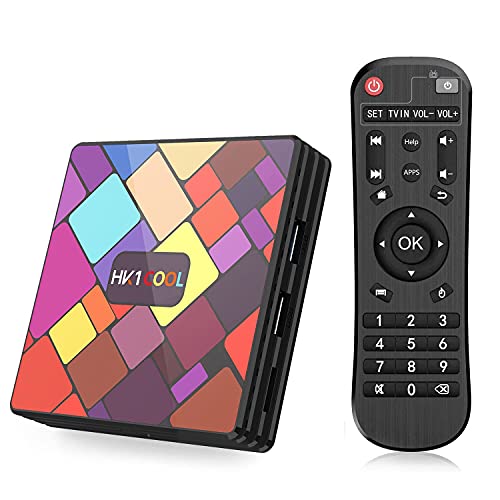 Android TV Box, Android 11.0 TV Box [4GB RAM+64GB ROM] SUPERPOW HK1 COOL Smart TV BOX [2021 Ultima Versione] Supporto Ultra HD H.265   4K   3D   BT4.0   USB3.0 2.4 GHz  Wi-Fi 2,4 e 5 GHz  RK3318