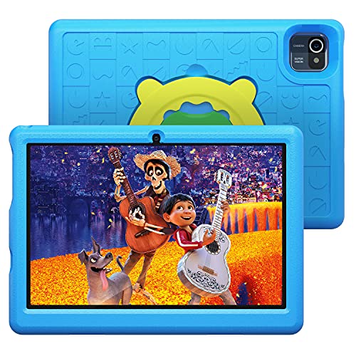 ANYWAY.GO Tablet per Bambini 10.1 pollici, Android 11 kids Tablet, 2GB+32GB, Display IPS HD, Quad Core, Kidoz Preinstallato, WiFi, Bluetooth, Doppia Fotocamera Tablet per Bambini (blue)