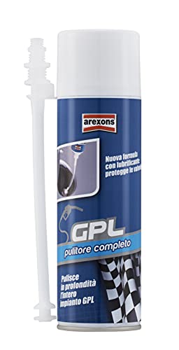 Arexons Additivo Pulitore Completo per Sistema Alimentazione GPL, 120 ml, Adatto per Tutti i Motori GPL, Elimina Depositi e Inquinanti, Migliora Prestazioni Motore, Facilita Avviamento a Freddo