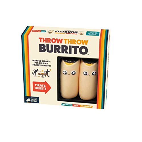 Asmodee Throw Throw Burrito, Gioco da tavolo, Edizione in Italiano, 7+ Anni, 2-6 Giocatori, 15 min, 8621