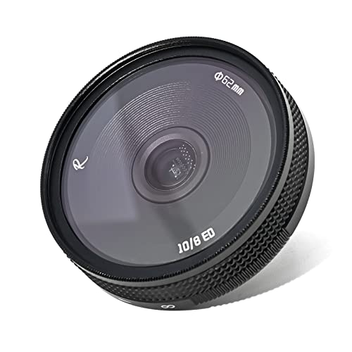 AstrHori 10mm F8 II Ultragrandangolare Lente Fisheye Obiettivo manuale APS-C con specchio filtro UV Compatibile con fotocamera mirrorless Leica Panasonic Sigma L-Mount TL, TL2, ecc.(Nero)