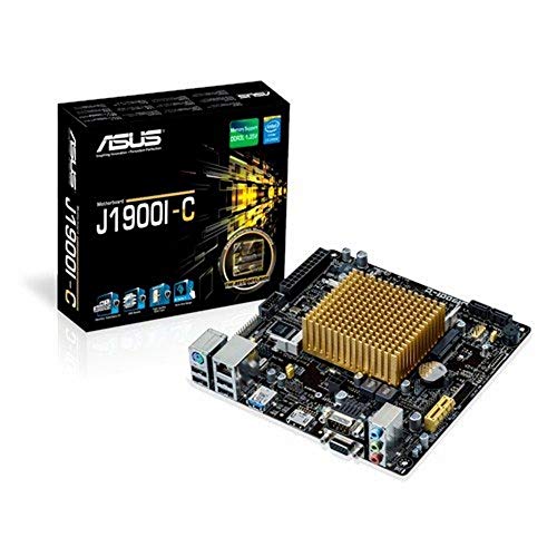 Asus J1900I-C Scheda madre Mini-ITX, Intel Celeron J1900, 2 x DDR3, 2 x SATA 3Gb s, 1 x USB 3.0, 4 x USB 2.0, PCIe