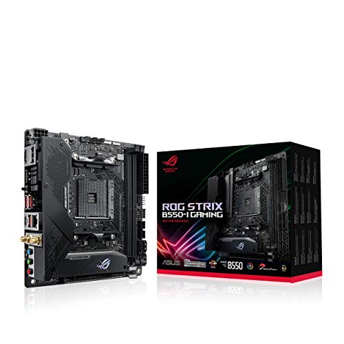 ASUS ROG STRIX B550-I GAMING, Scheda madre AMD B550 Gaming Mini-ITX...