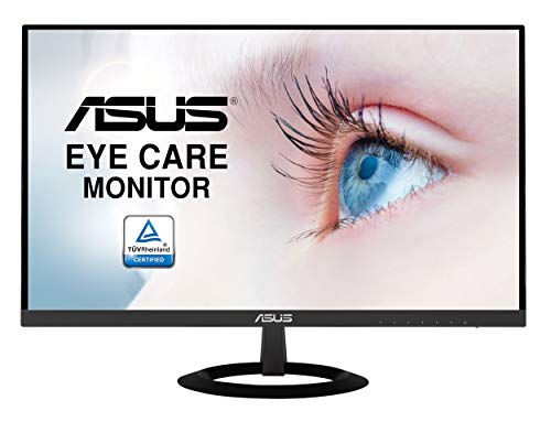 ASUS VZ279HE Monitor, 27 , FHD (1920x1080), IPS, HDMI, 80.000.000:1, Angolo di Visione 178 gradi, Design Ultra Slim, Senza Bordi, Flicker Free, Filtro Luce Blu, Nero