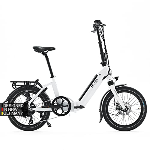 AsVIVA E-bike B13 bici ripiegabile elettrica con batteria Samsung 3...