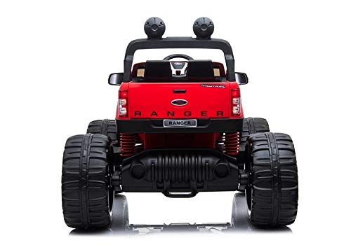 Auto elettrico per bambini 4 x 4 Ranger Monster Truck, rosso, 4 mot...