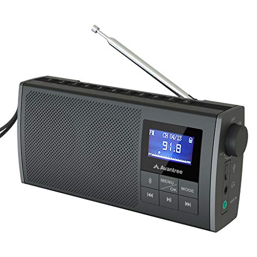 Avantree SoundByte Portatile Mini Radio FM & Altoparlante Bluetooth...