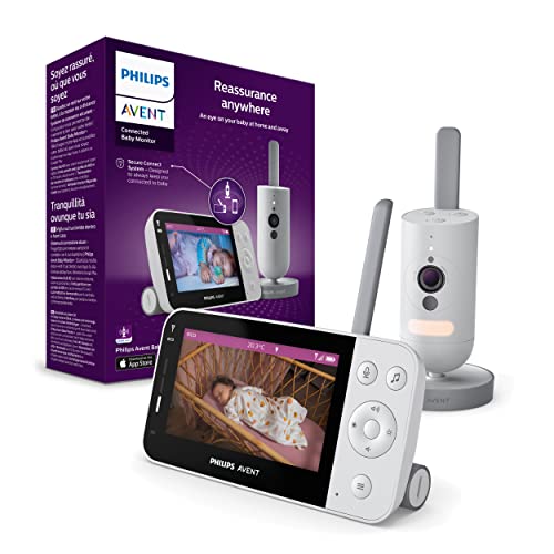 Baby monitor Philips Avent Connected, con videocamera Full HD, sistema Secure Connect e app Baby Monitor+, SCD923 26