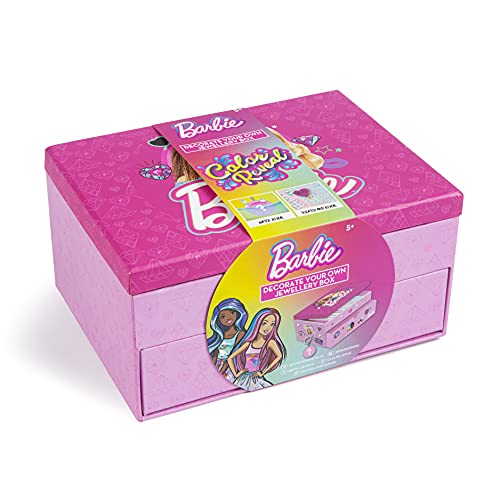 Barbie Colour Reveal - Scatola portagioie per ragazze, per bambine e ragazze, accessori per gioielli e Barbie, scatola per ricordi per bambine