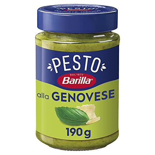 Barilla Pesto alla Genovese con Basilico Fresco Italiano e Parmigia...