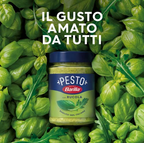 Barilla Pesto con Basilico e Rucola, Senza Glutine, Sugo Pronto per...