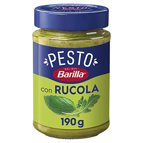 Barilla Pesto con Basilico e Rucola, Senza Glutine, Sugo Pronto per...