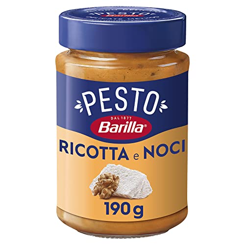 Barilla Pesto Ricotta e Noci, Pesto alla Siciliana, Senza Glutine, ...