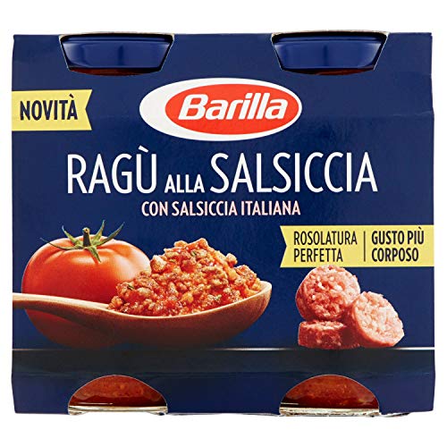 Barilla Sugo alla Salsiccia, Salsa Pronta al Pomodoro Italiano, Sal...