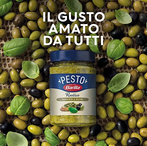 Barilla Sugo Pesto Rustico Basilico e Olive, Per Pasta e Bruschette...