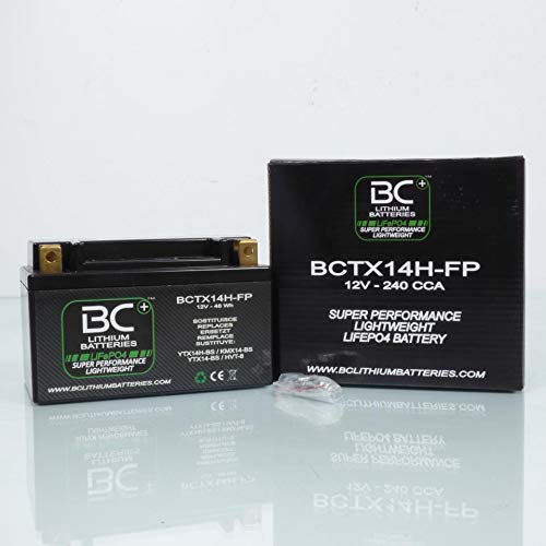 BC Lithium Batteries BCTX14H-FP Batteria Moto al Litio LiFePO4