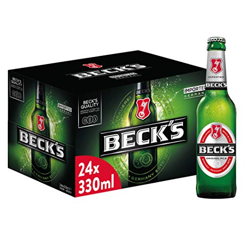 Beck s Birra Pils 5% Alcool, Confezione da 24 bottiglie da 330 ml