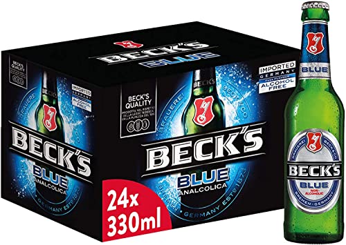 Beck s Blue, Birra Bottiglia - Pacco da 24x33cl...