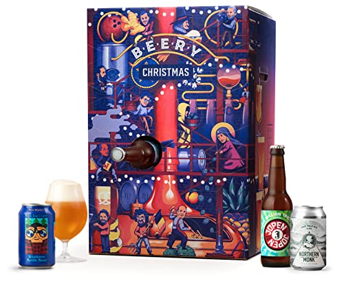 Beery Christmas - Cofanetto di 24 Birre deliziose - Il regalo perfetto per gli amanti della birra