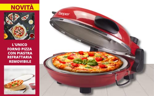 BEPER P101CUD300 Forno Pizza Dotato di 5 Livelli di Cottura e Timer...