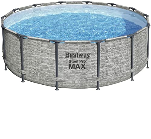 Bestway 5619D Piscina fuori terra rotonda Steel Pro MAX da 4.27 m x 1.22 m
