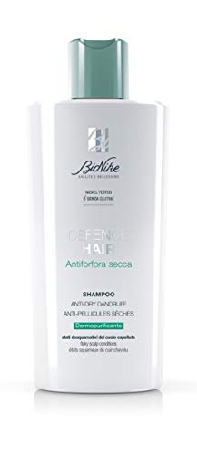 Bionike Defence Hair - Shampoo Dermopurificante Antiforfora per Capelli con Forfora Secca, Azione Detergente e Antibatterica, Contrasta la Comparsa di Impurità e Allevia la Desquamazione, 200 ml