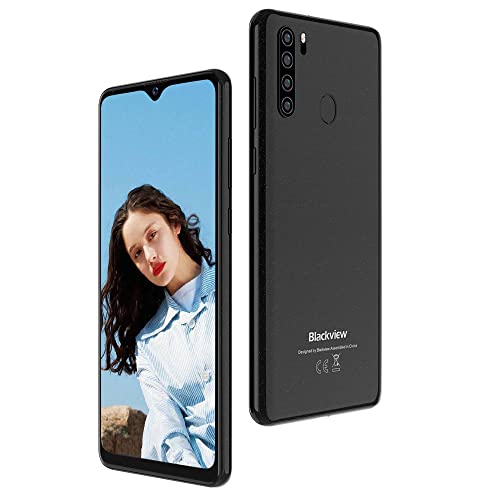 Blackview A80 Pro Smartphone con 6.49”HD+, 4GB 64GB(256GB Espandibile), 4680mAh, 13MP, Dual SIM 4G Telefono Cellulare, Face ID Fingerprint GPS OTG